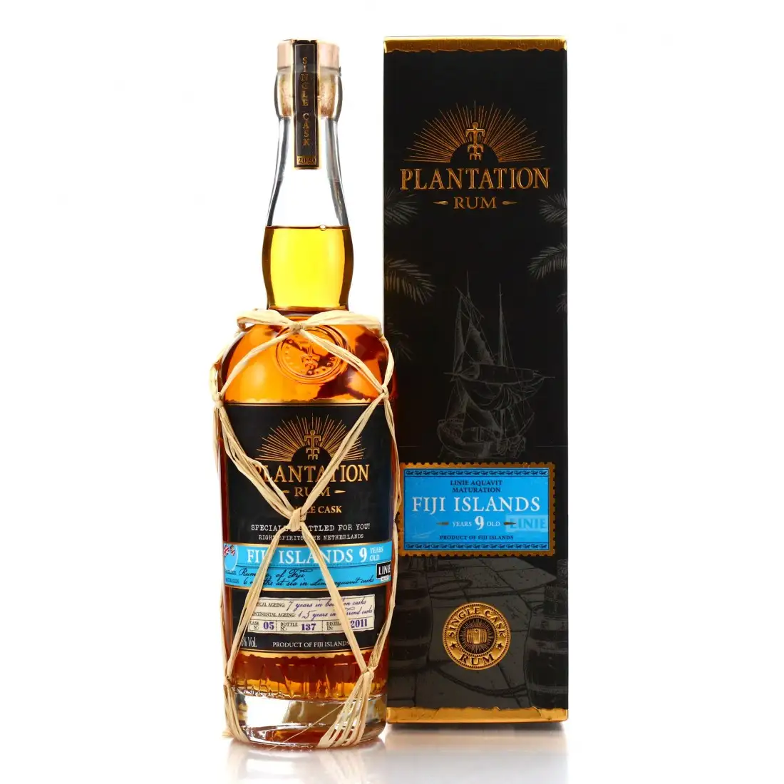Bottle of South Pacific Plantation Fiji Single Cask - Aquavit Cask Finish 2011