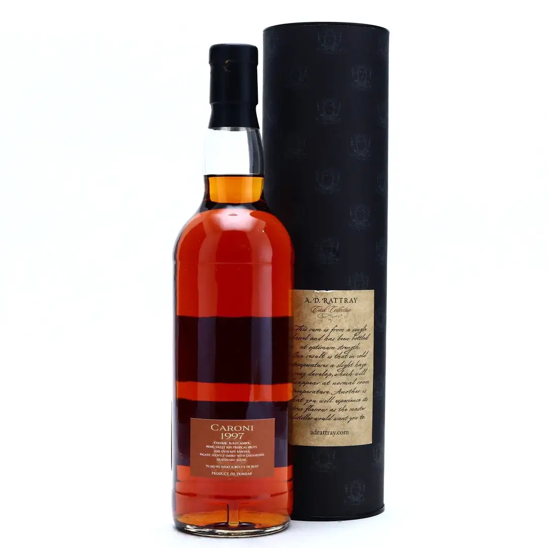 Hochauflösendes Bild von A.D. Rattray Caroni Cask Collection 1997