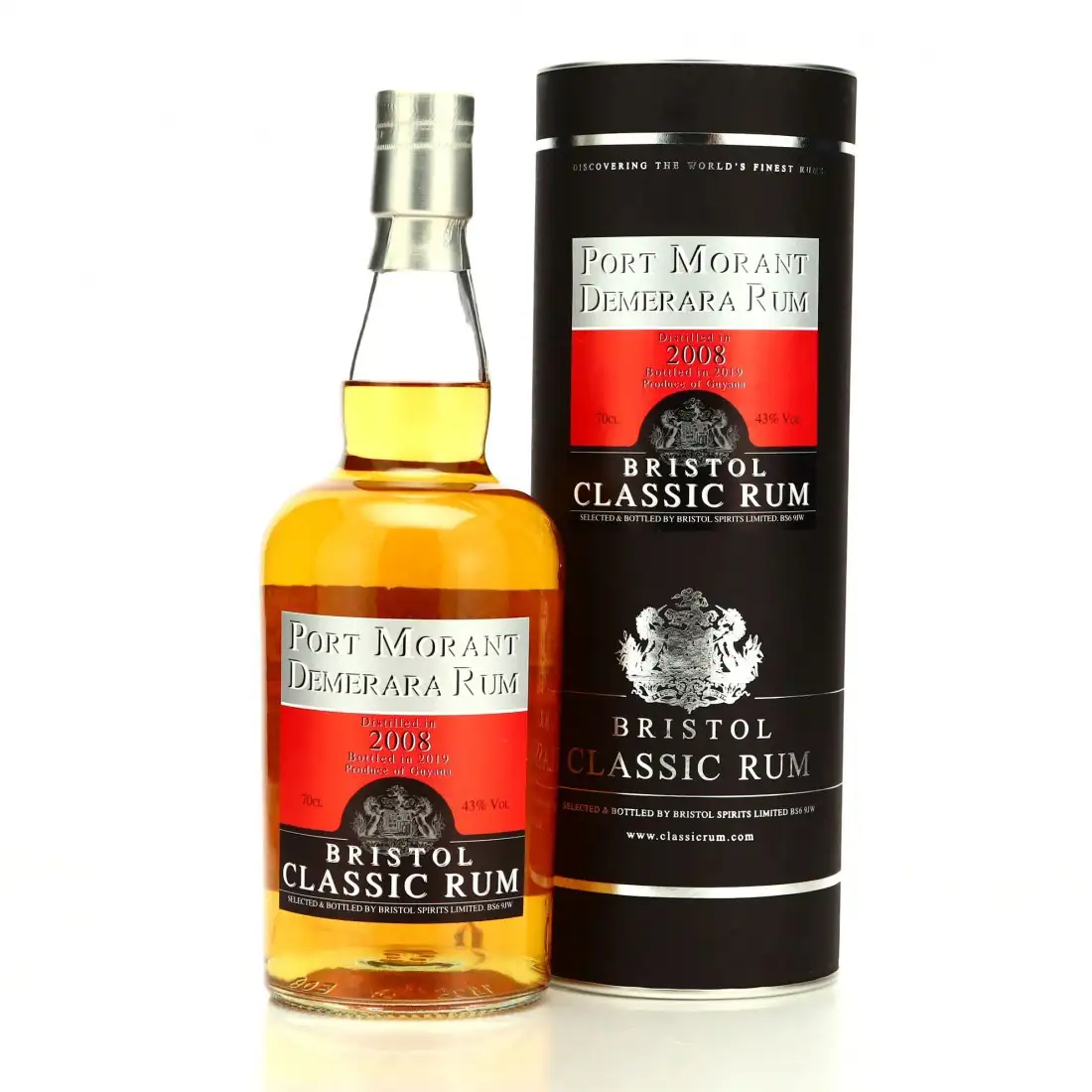 High resolution image of Bristol Port Mourant Demerara Rum 2008