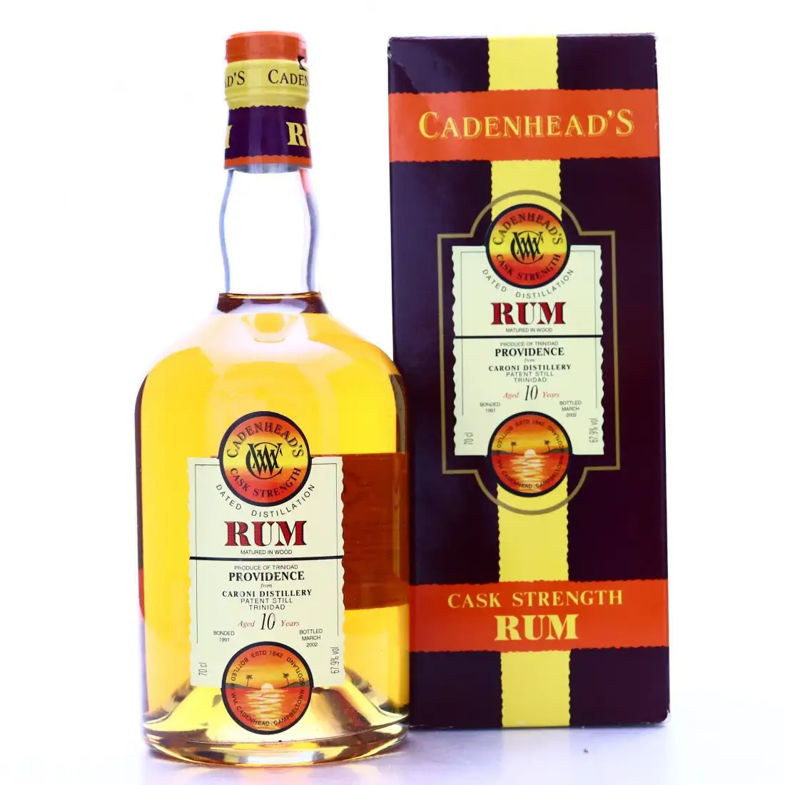 Hochauflösendes Bild von Cadenhead‘s Caroni Providence 1991