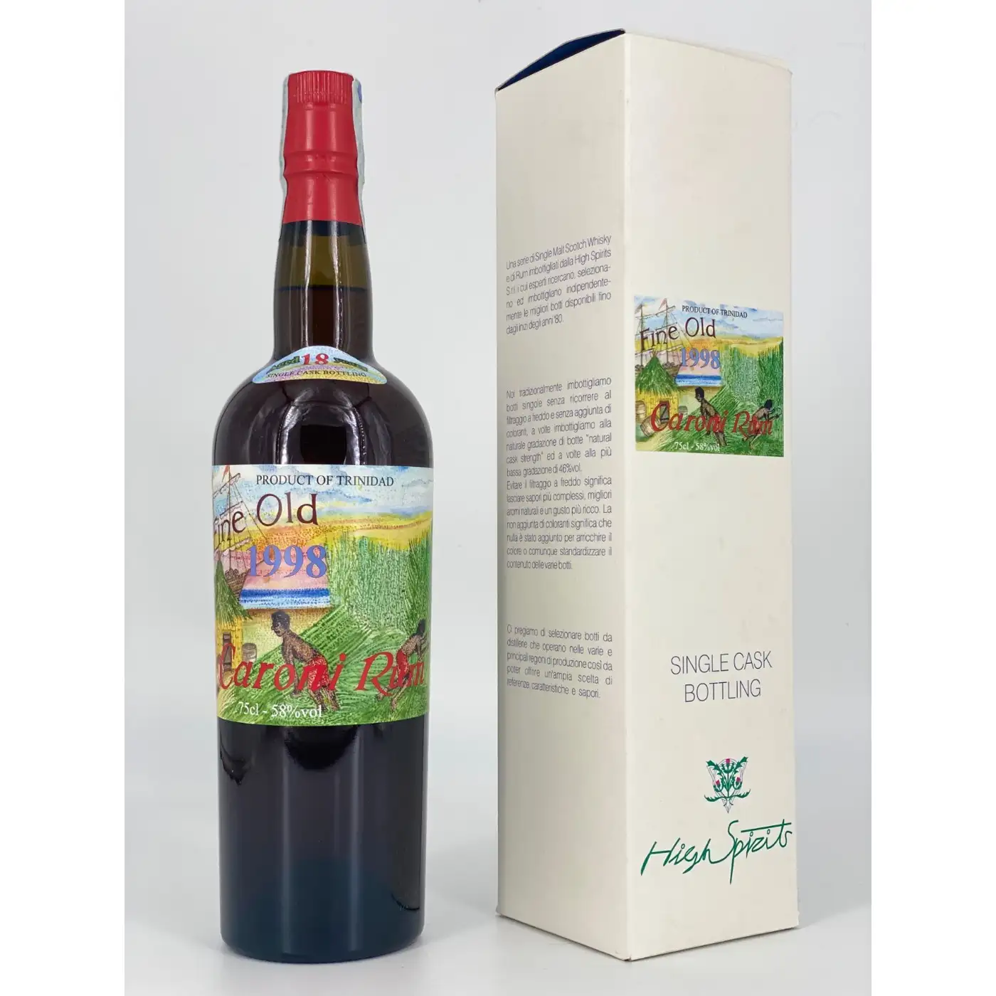 Bottle of High Spirits Collection Caroni HTR 1998