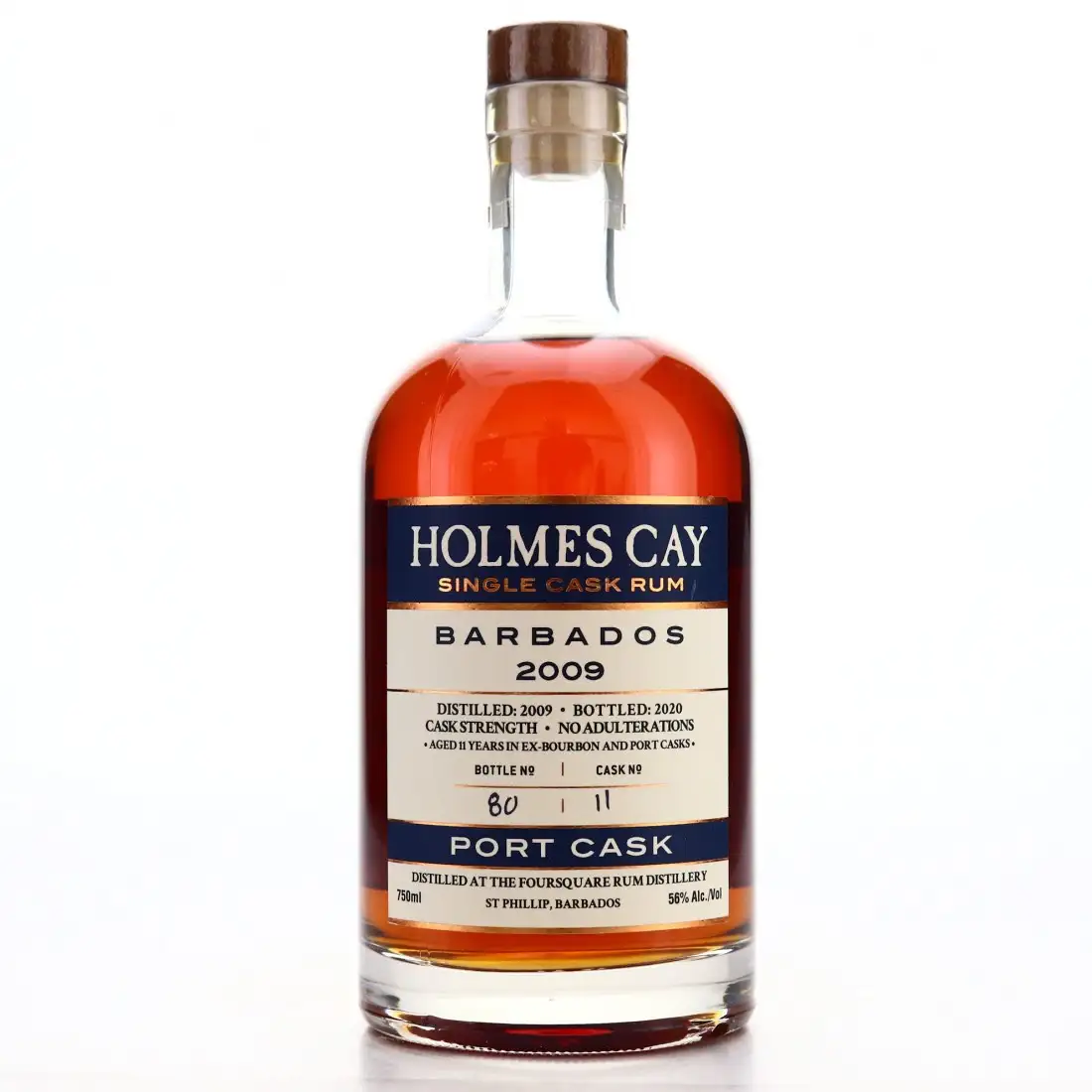 Bottle of Holmes Cay Foursquare Barbados 2009 Port Cask