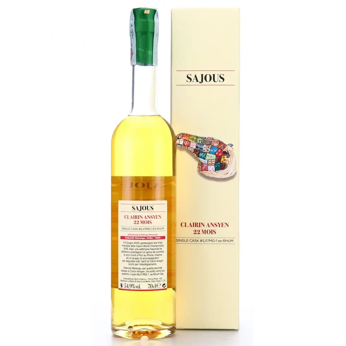 Image haute résolution de Velier Chelo Clairin Ansyen Sajous 2017