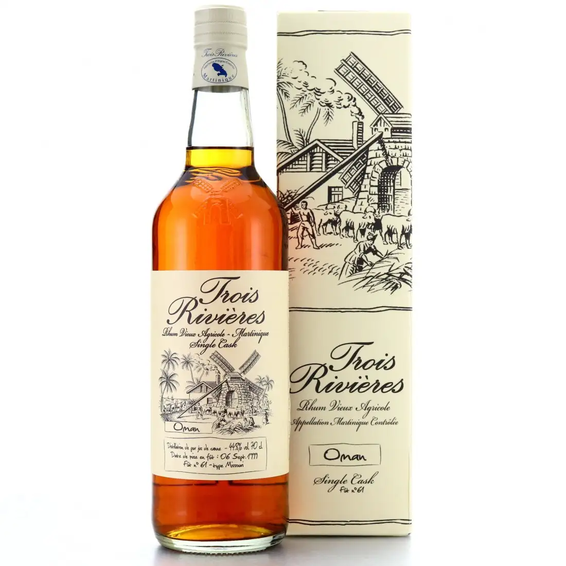 Bottle of Trois Rivières Oman 1999