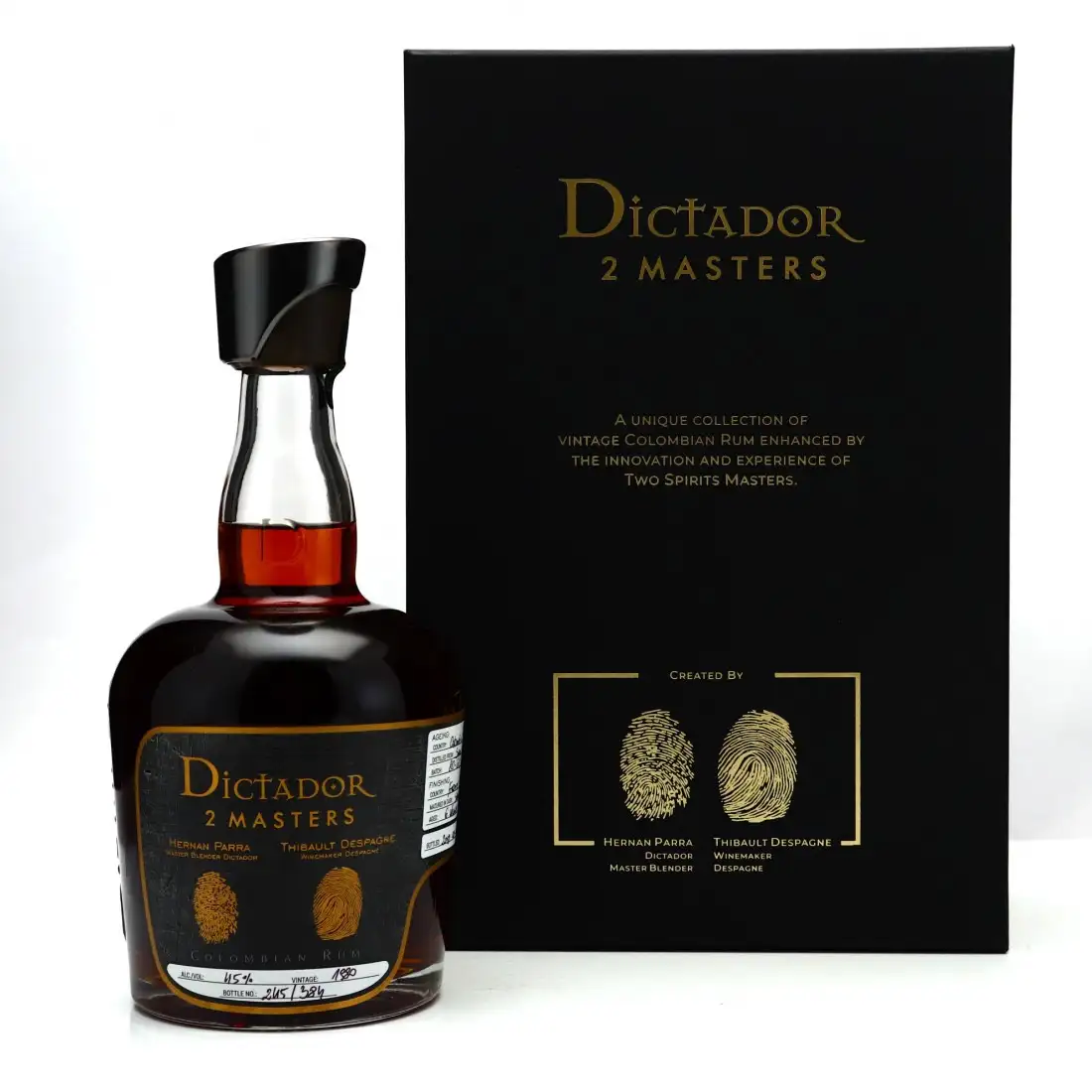 Bottle of Dictador 2 Masters (Parra & Despagne) 1980