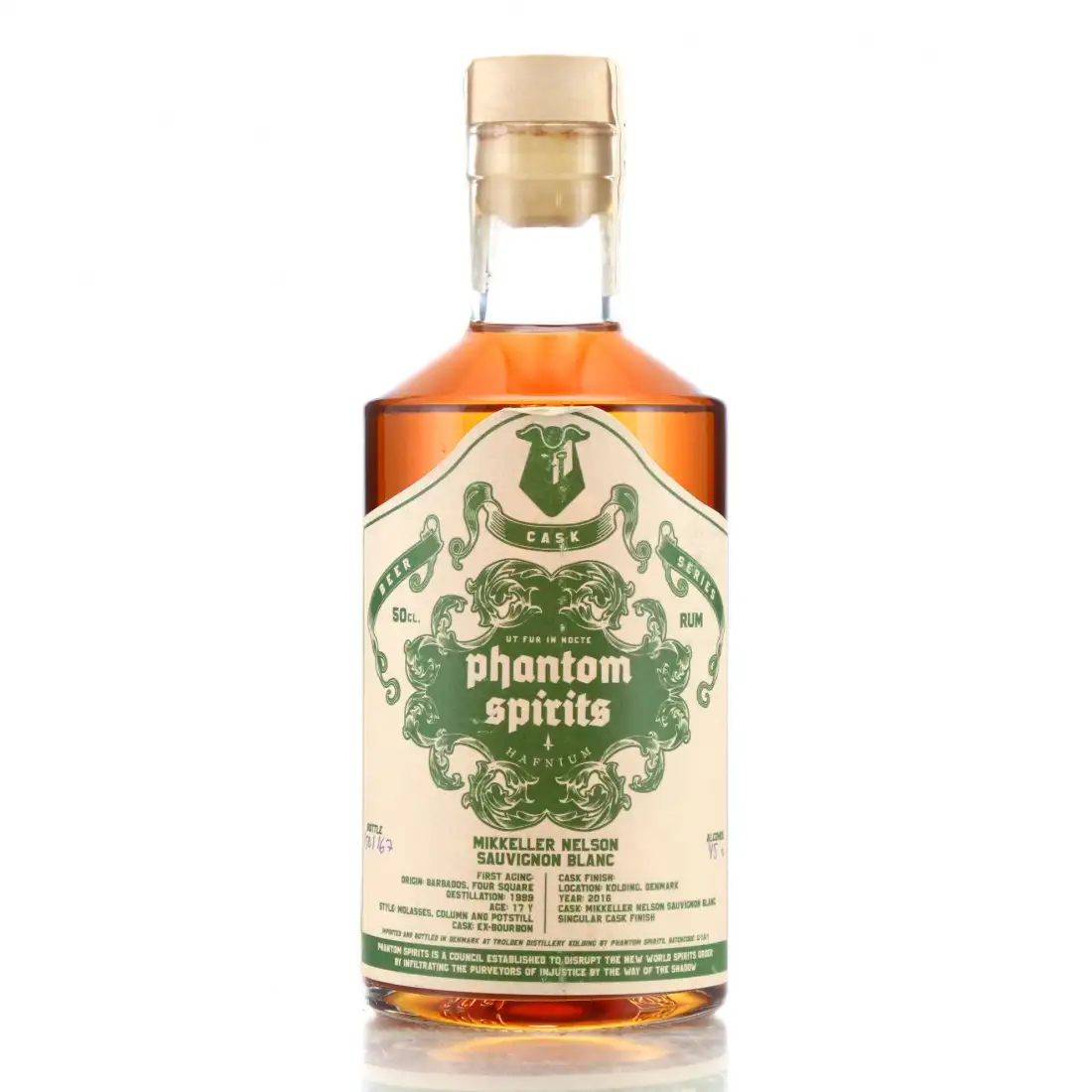 Bottle of Phantom Spirits Foursquare Mikkeler Nelson Sauvignon Blanc