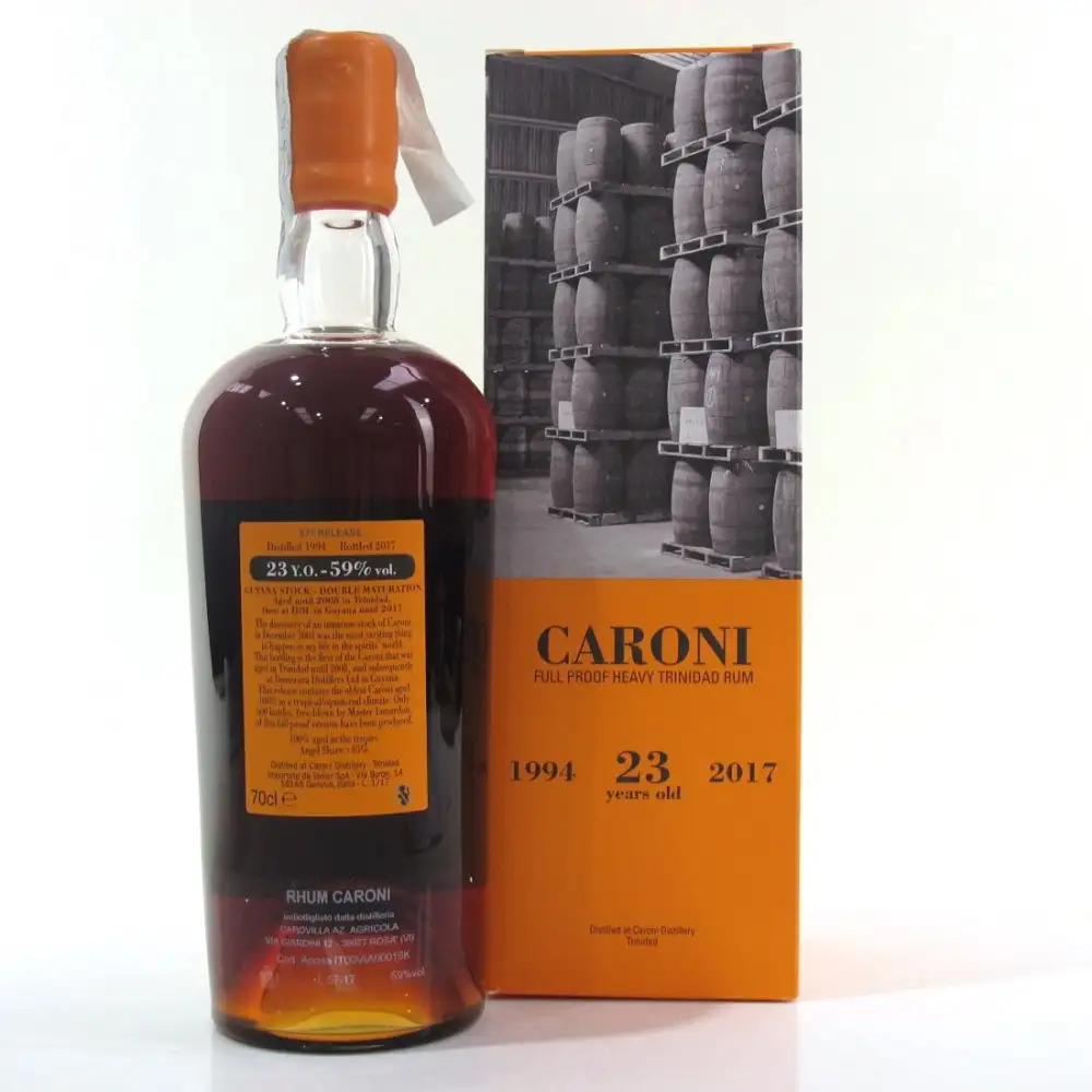 Image haute résolution de Velier Caroni 37th Release Heavy Trinidad Rum Guyana Stock HTR 1994