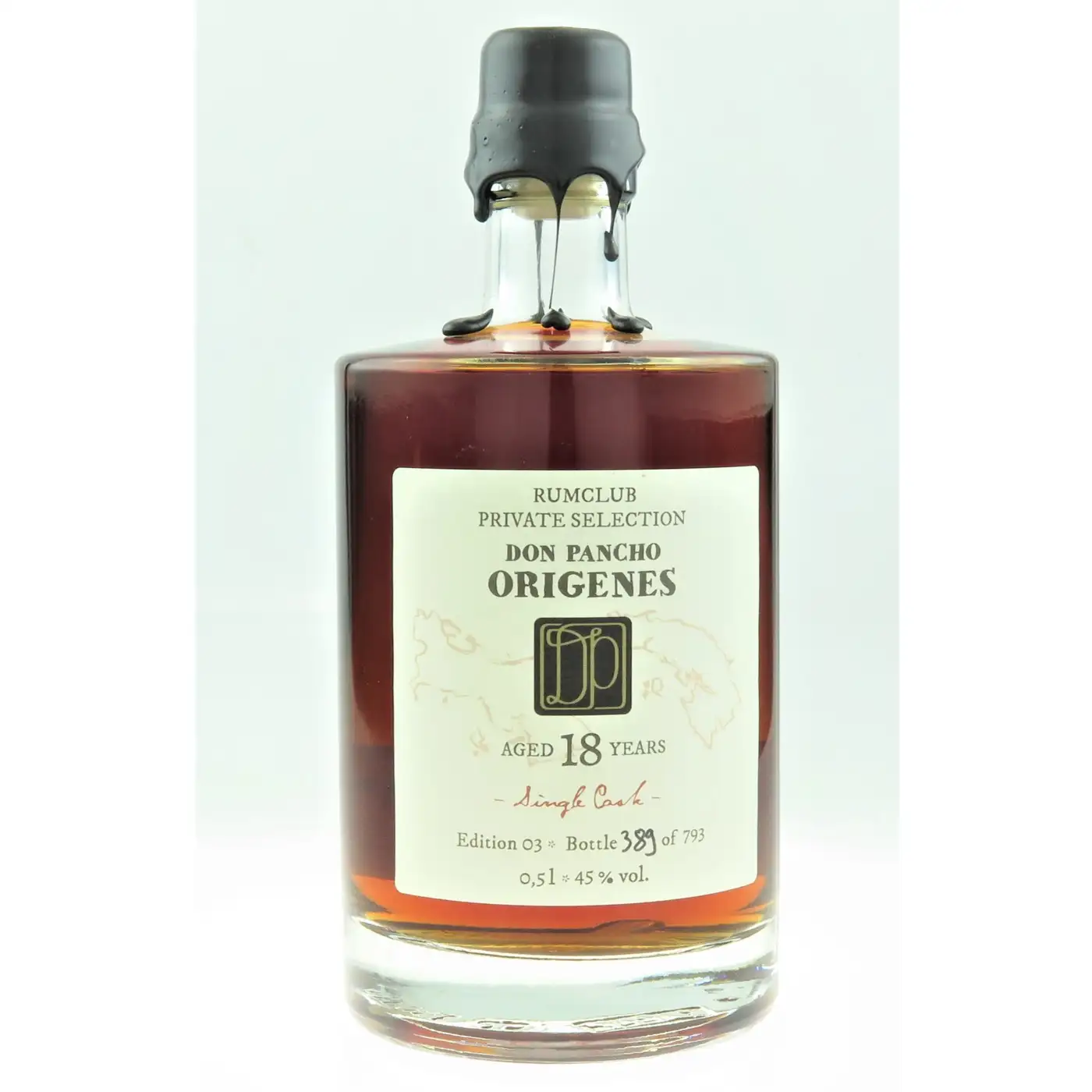 Bottle of Alcoholes Y Rones de Panama SA Rumclub Private Selection Ed. 03 Don Pancho Origenes