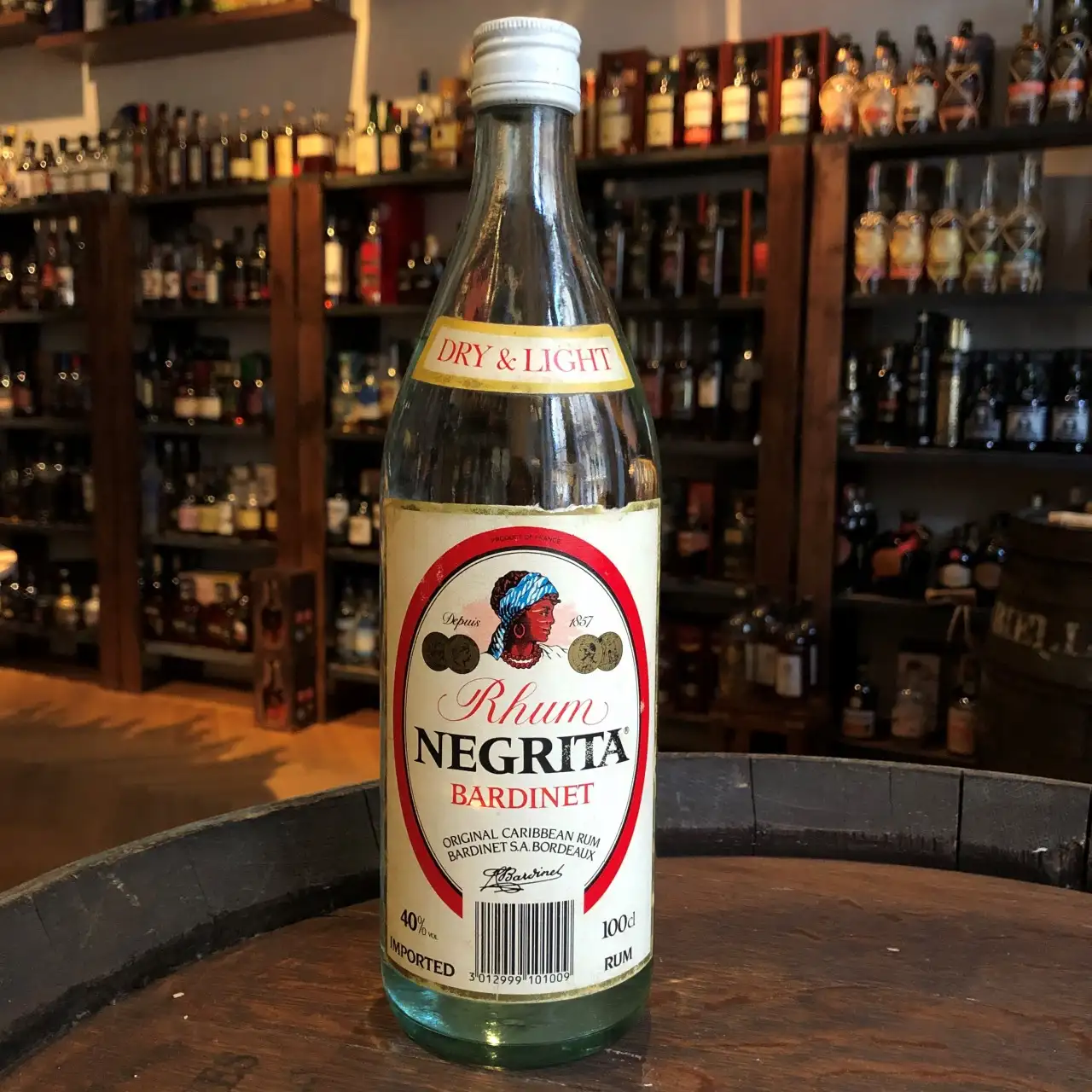 Bottle of Bardinet Rhum Negrita Bardinet Dry and Light