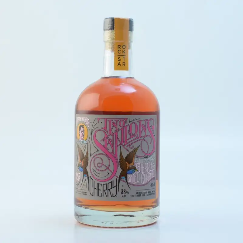 Bottle of Rock Star Spirits Two Swallows Cherry