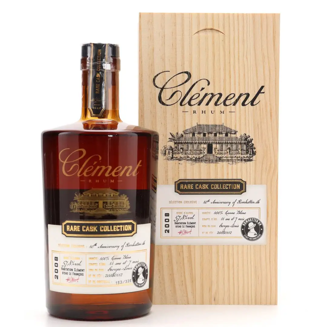 Bottle of Clément Rare Cask Collection 10th Anniversary of Romhatten.dk 2008