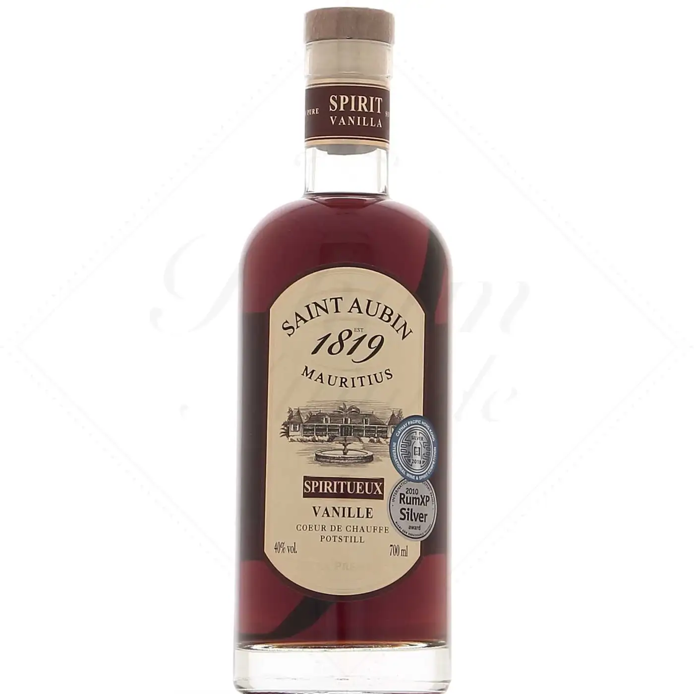 Bottle of Saint Aubin Rhum Vanille Extra Premium