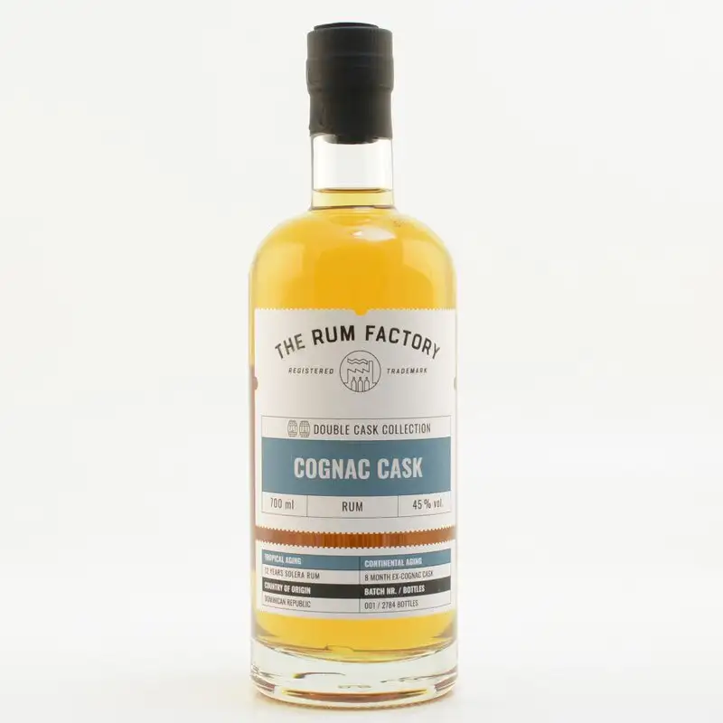 Bottle of The Rum Factory Double Cask Cognac