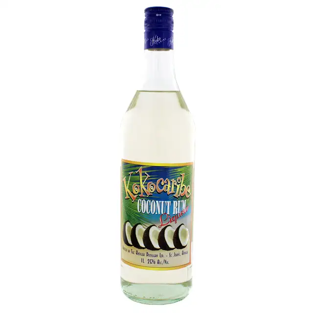 Bottle of Kokokaribe Coconut Rum
