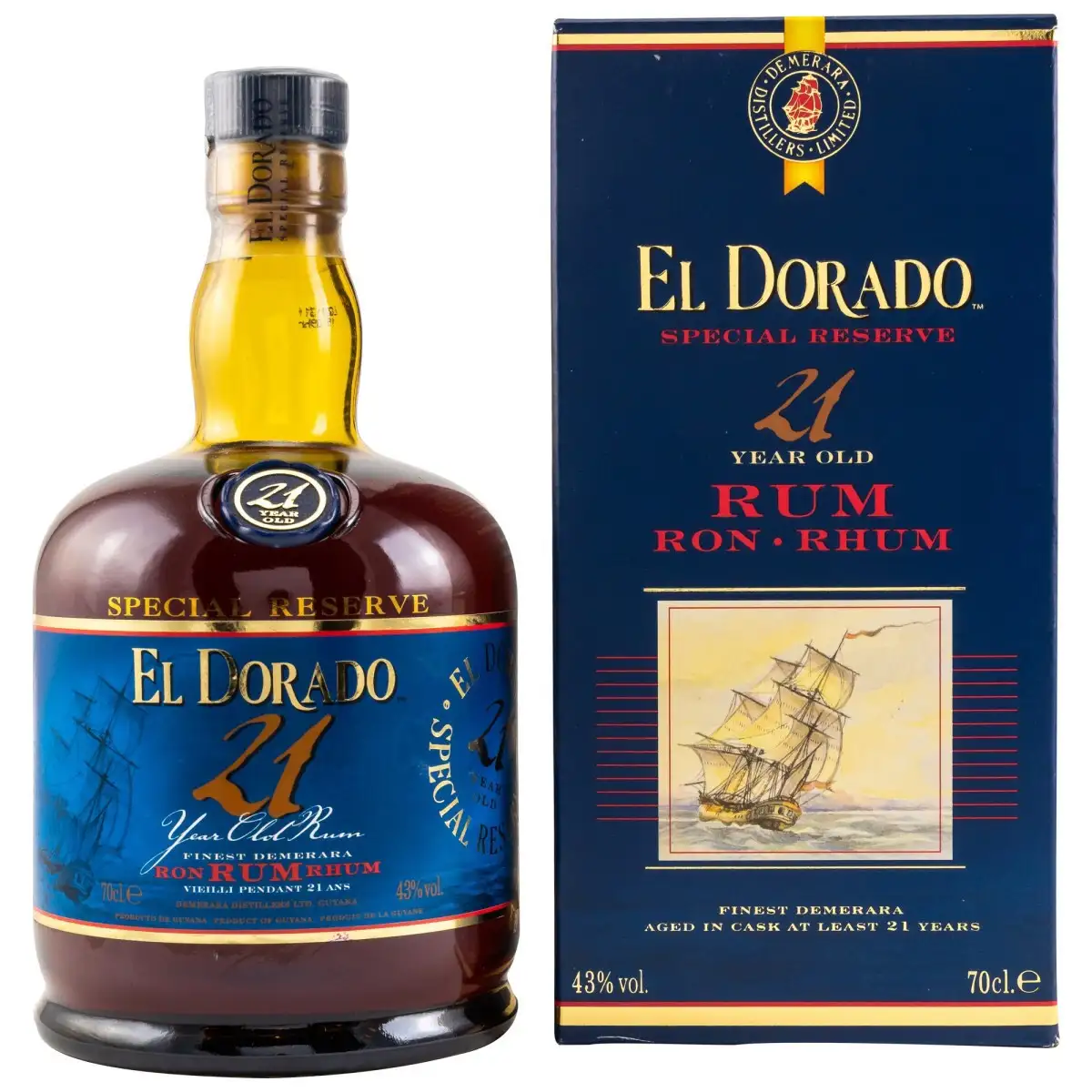 Bottle of DDL El Dorado 21