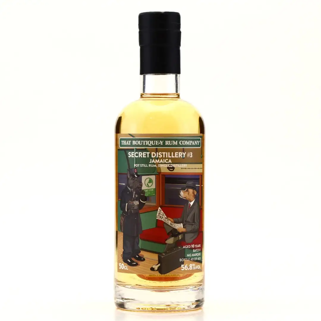 Bottle of TBRC Clarendon Secret Distillery #3 MG