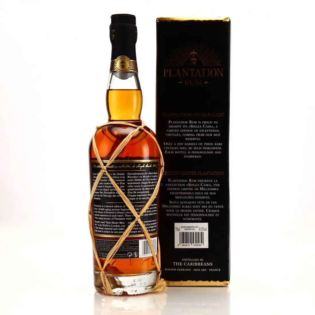High resolution image of Plantation Single Cask 2001