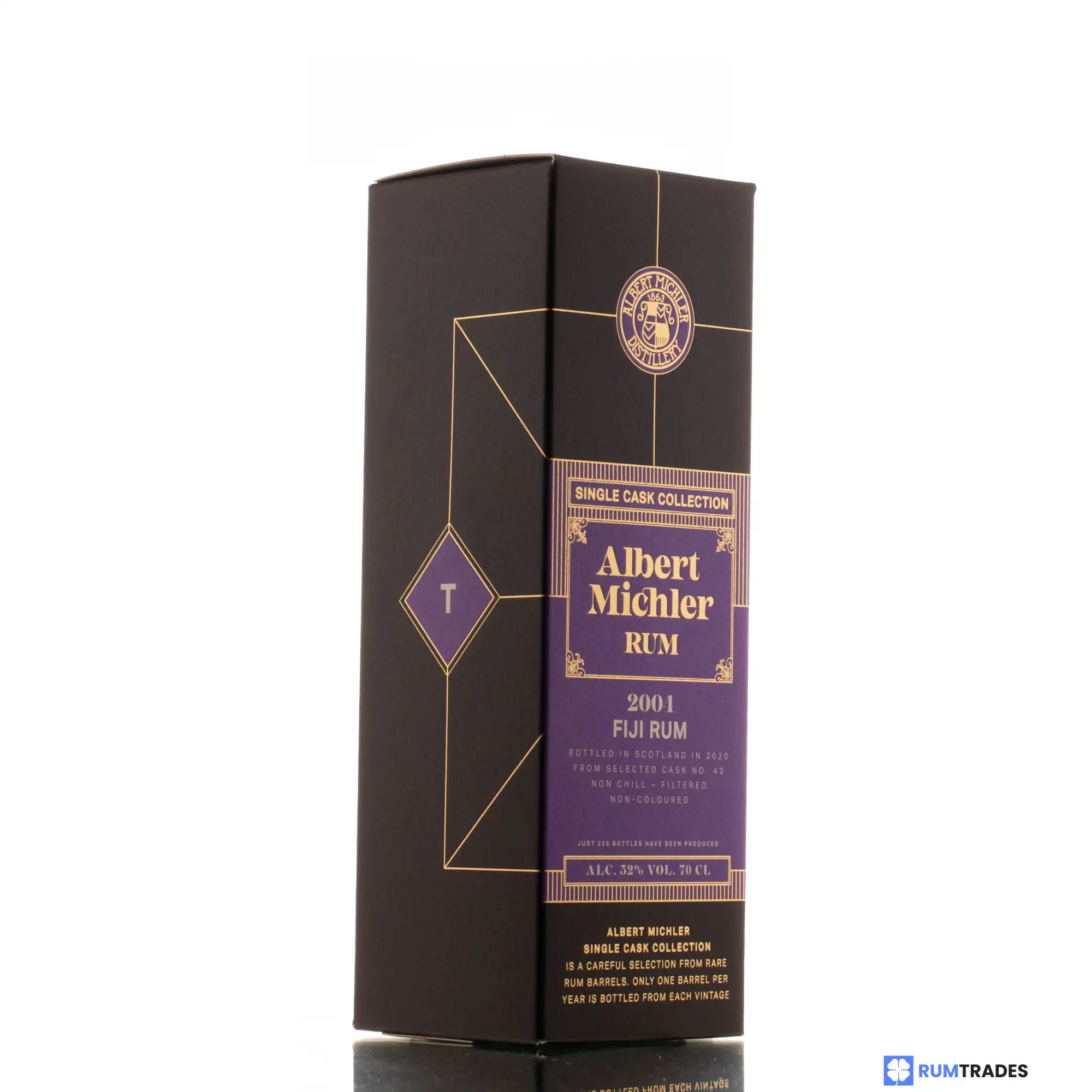 High resolution image of Albert Michler Distillery South Pacific Fiji Rum 2004