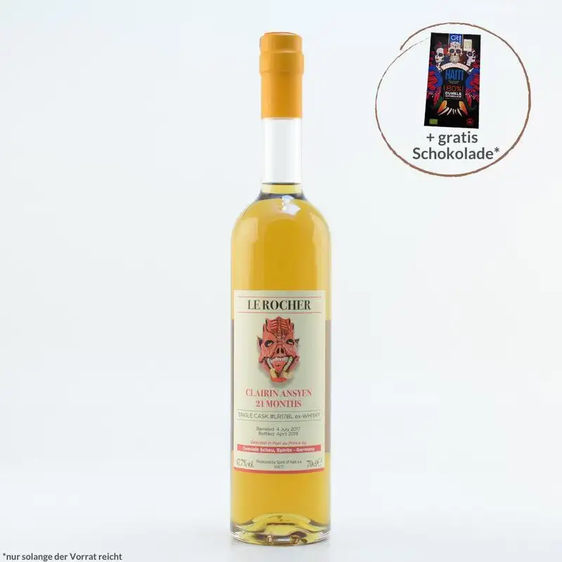 Bottle of Velier Le Rocher Clairin Ansyen (Blanton Cask) 2017