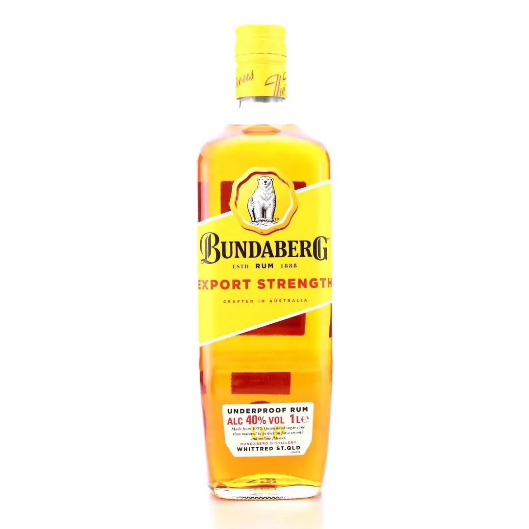 Bottle of Bundaberg Export Strength