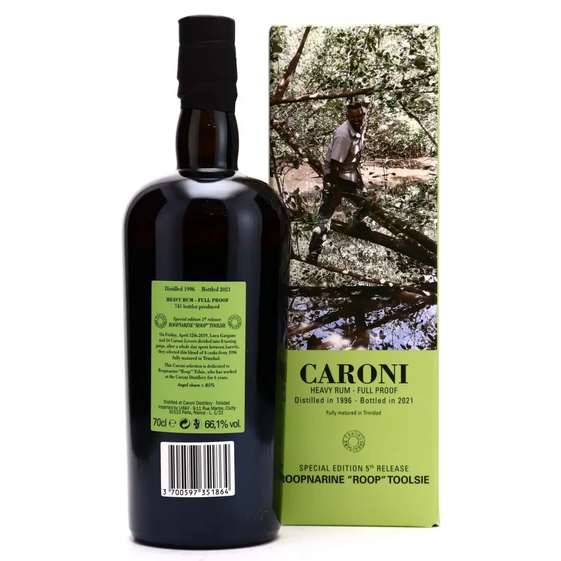 Image haute résolution de Velier Caroni 5th Employees Roopnarine „Roop“ Toolsie HTR 1996