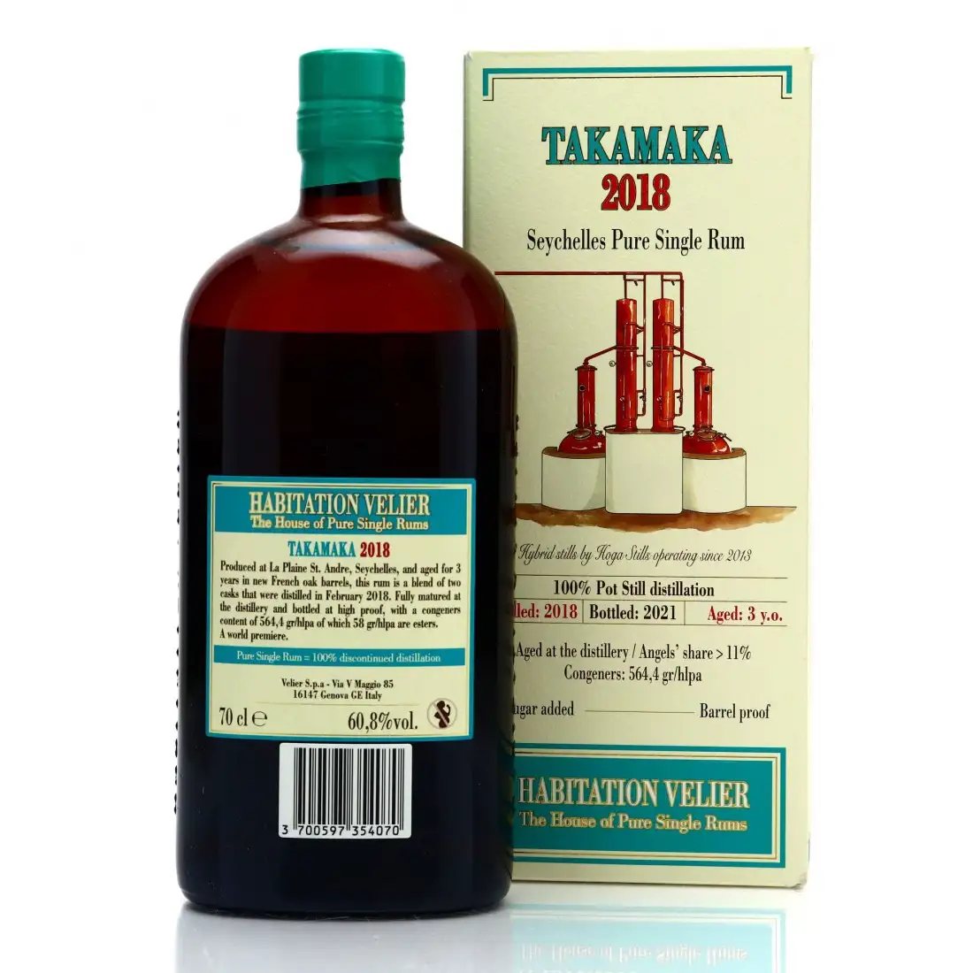 High resolution image of Habitation Velier Trois Frères Distillery Takamaka 2018