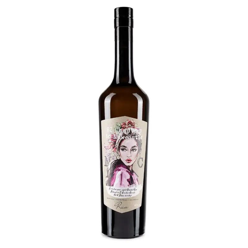 Bottle of 82 Chapters to Newcastle Bourbon Barrel Single Cask Rum 2014