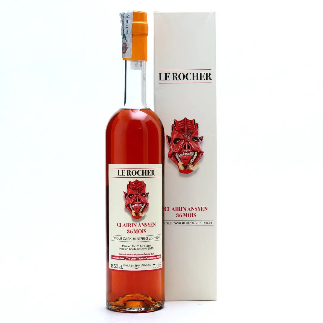 Bottle of Velier Le Rocher Clairin Ansyen 36 mois 2017