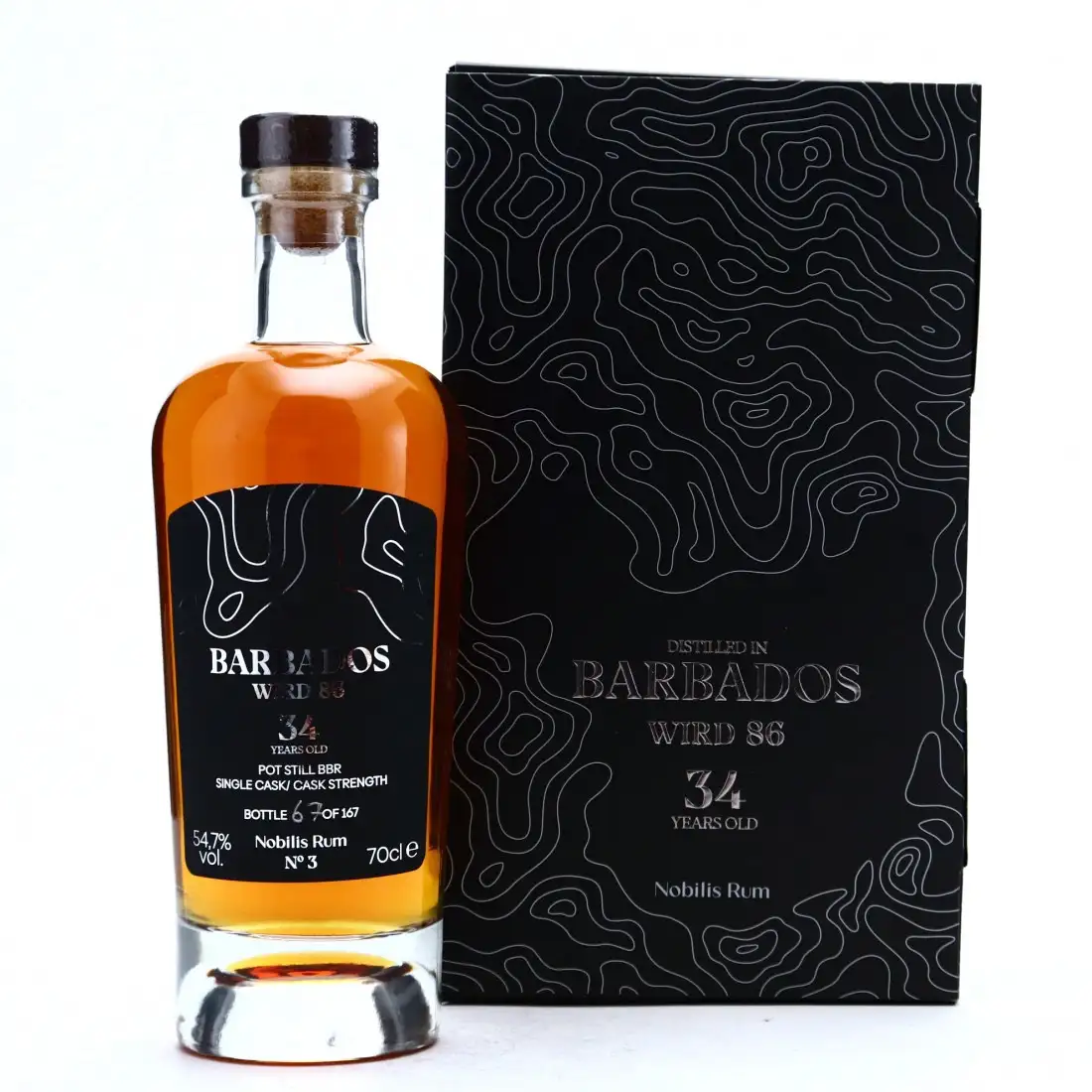 Bottle of Nobilis No. 3 Rockley BBR 1986