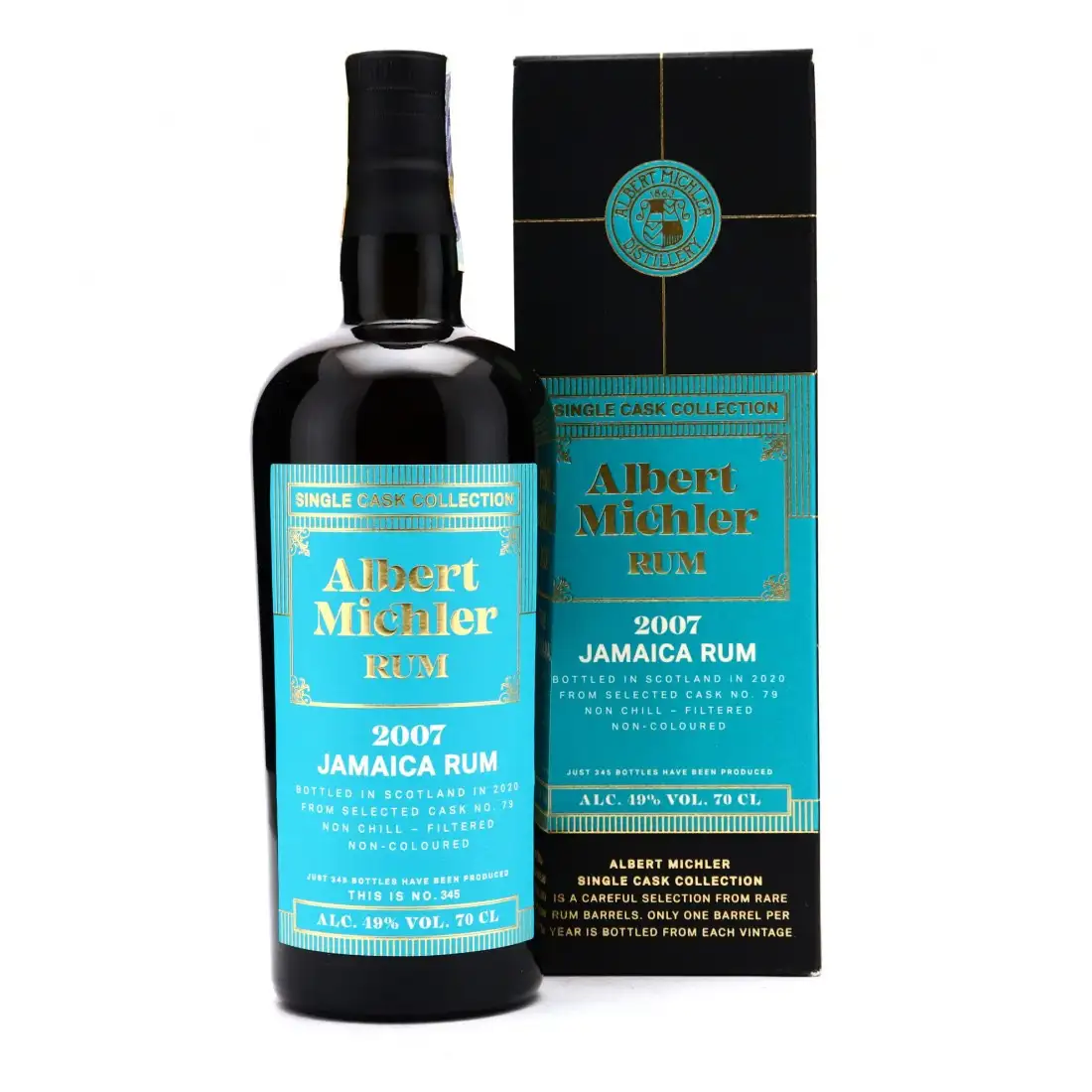 Bottle of Albert Michler Distillery Worthy Park Jamaica Rum 2007