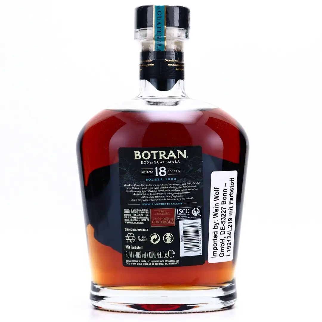 Hochauflösendes Bild von Botran Anejo Sistema Solera 18