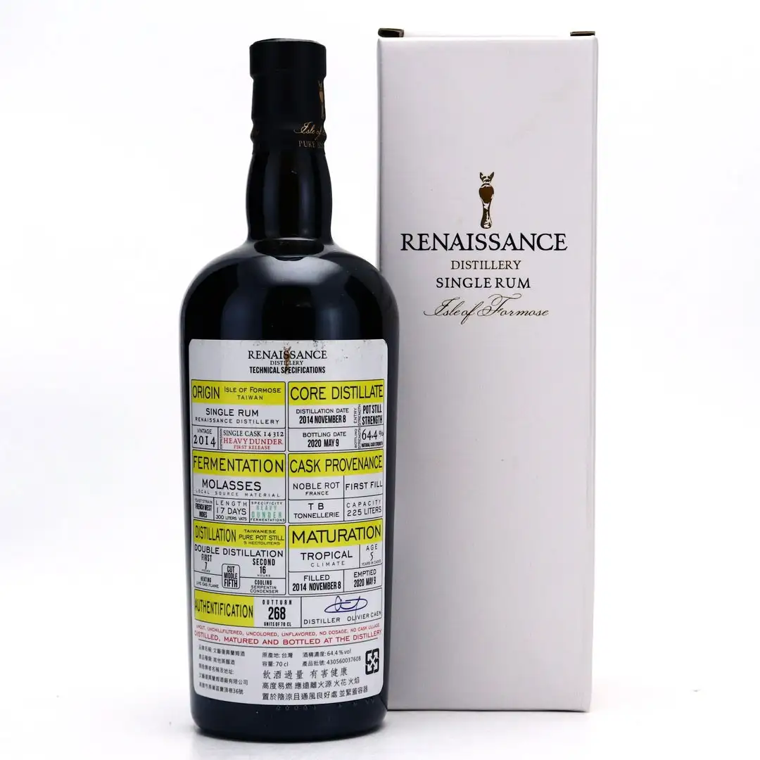 Image haute résolution de Renaissance Single Rum 1st Release 2014