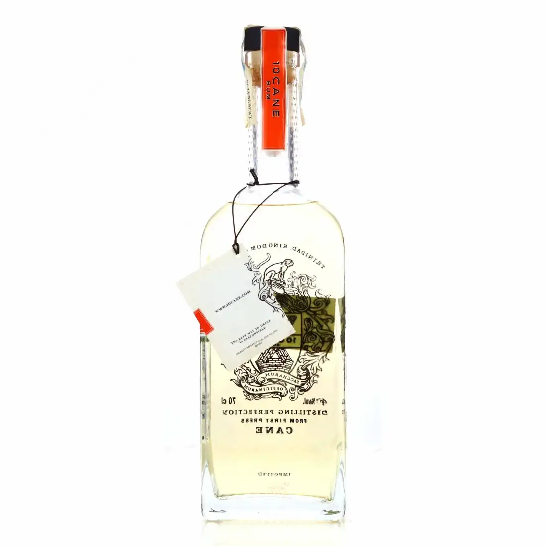 High resolution image of Ten Cane 10 Cane Rum White