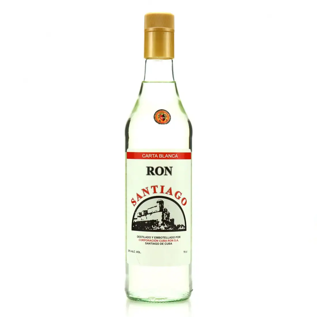 Bottle of Santero Tecno Azucar Añejo Blanco