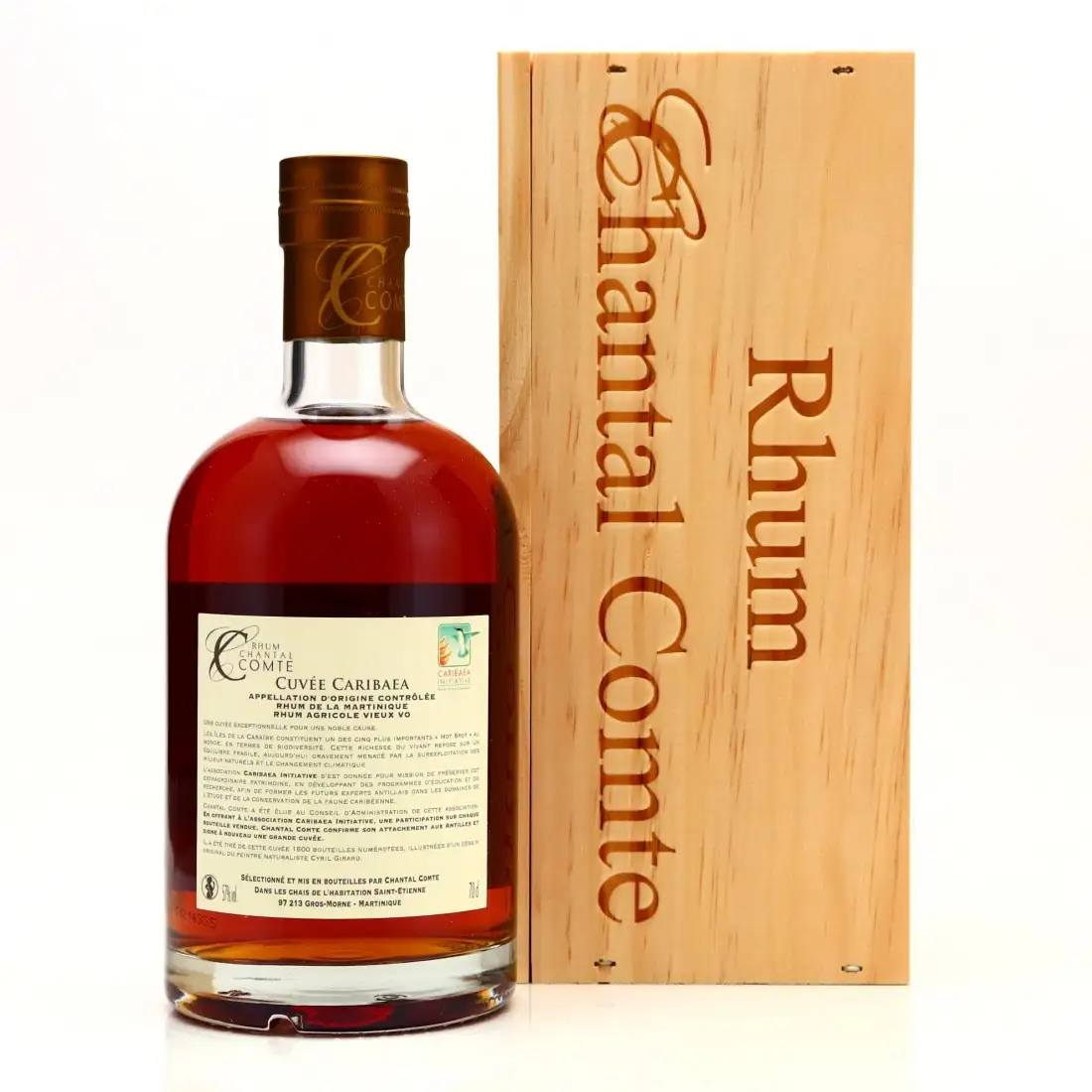 High resolution image of Rhum Chantal Comte HSE Cuvée Caribaea Rhum Vieux Agricole VO 2017