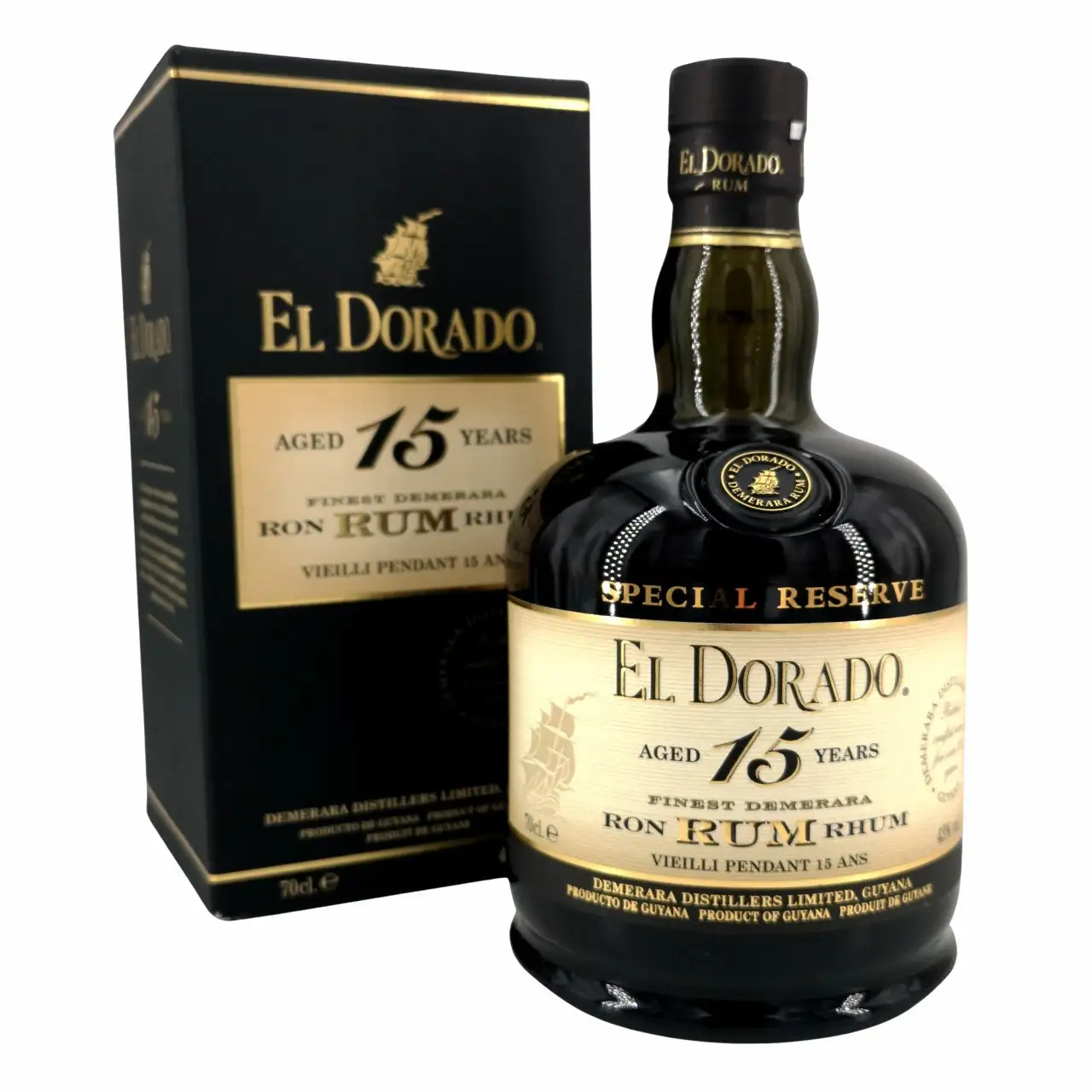 Bottle of DDL El Dorado 15 (2020 Release)