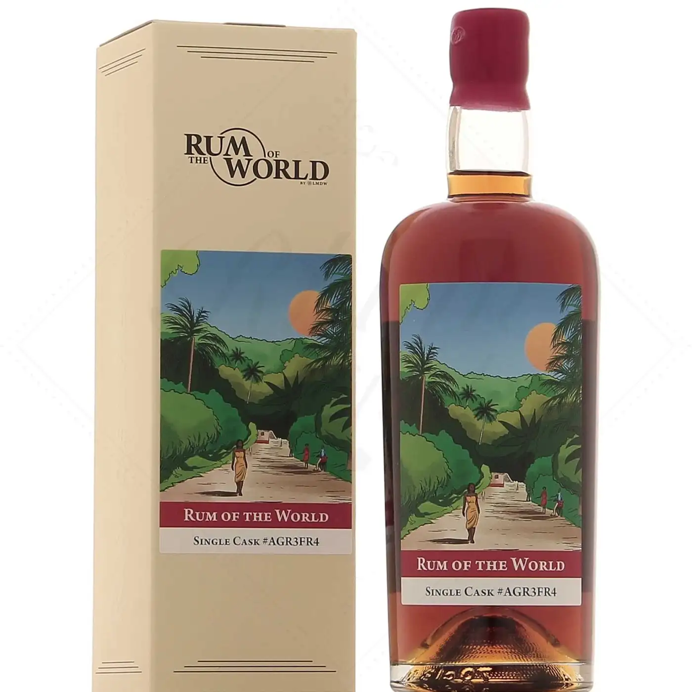 Bottle of Fine Spirits Rum of the World
