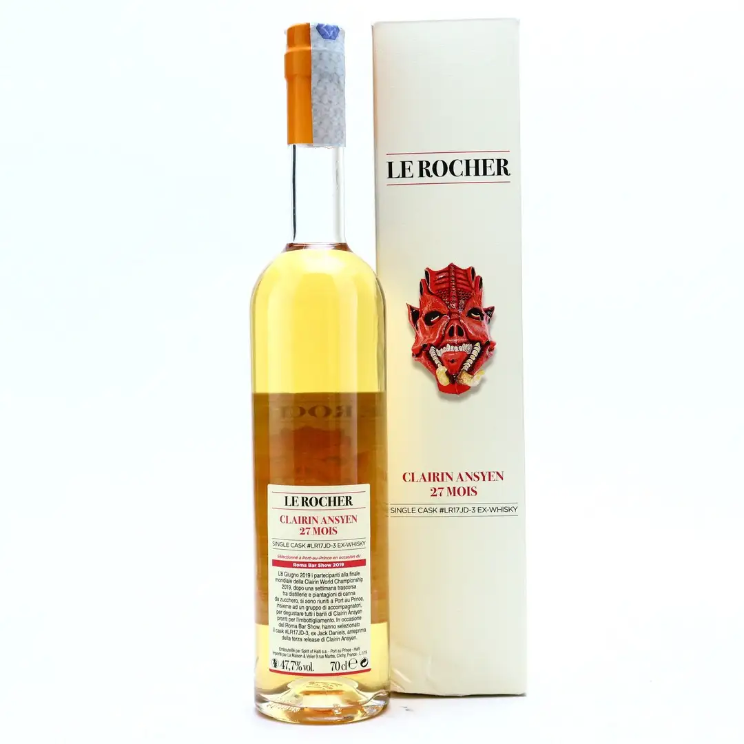 High resolution image of Velier Le Rocher Clairin Ansyen (Jack Daniels Cask) 2017