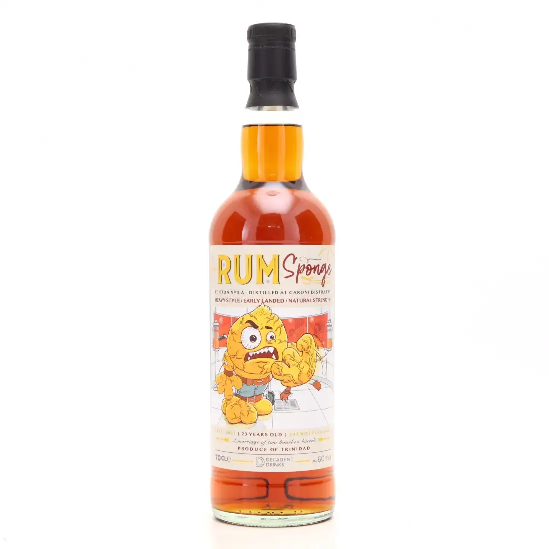 Bottle of Caroni Rum Sponge 1997