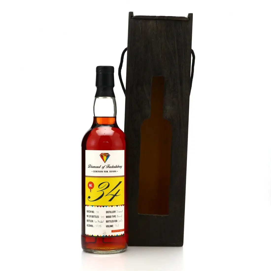 Bottle of Juuls Vin & Spritis Diamond Demerara No. 34 2003