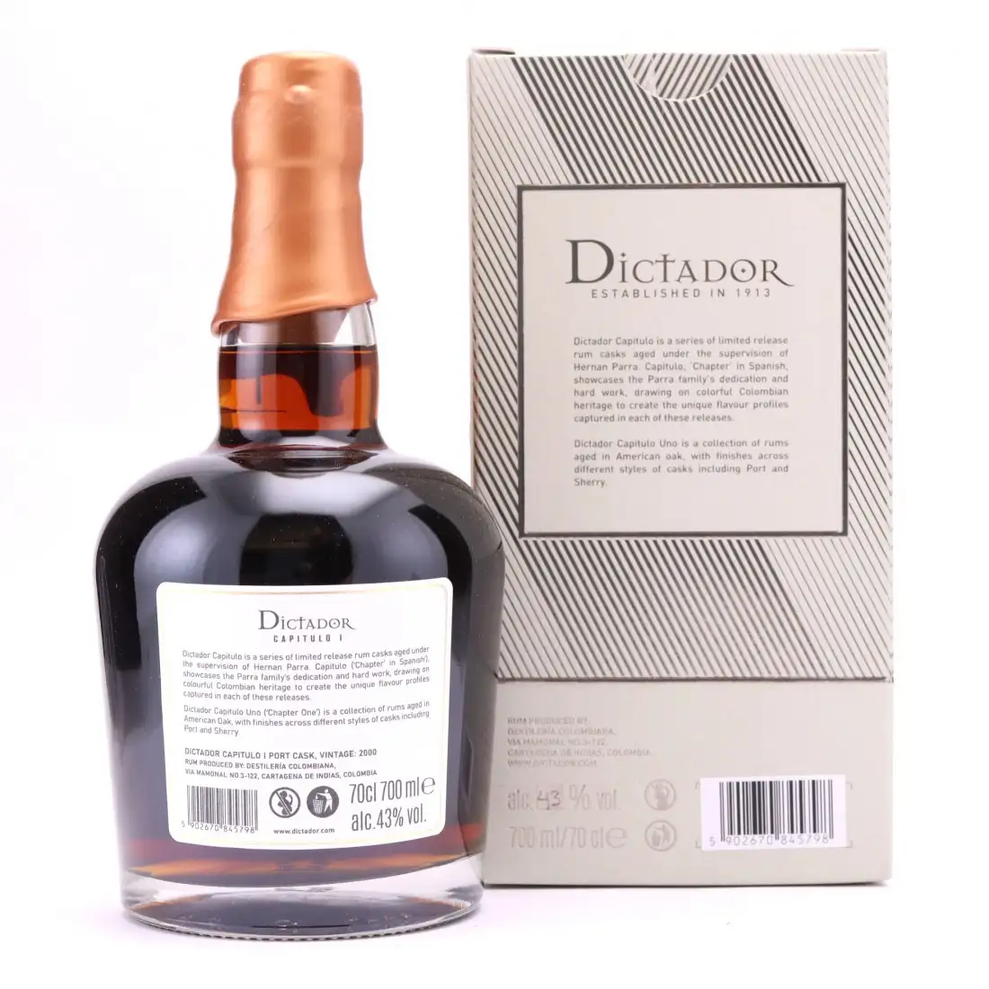 Image haute résolution de Dictador Capitulo 1 Port Cask 2000