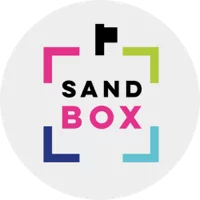 Logo de l'accélérateur de startups Sandbox