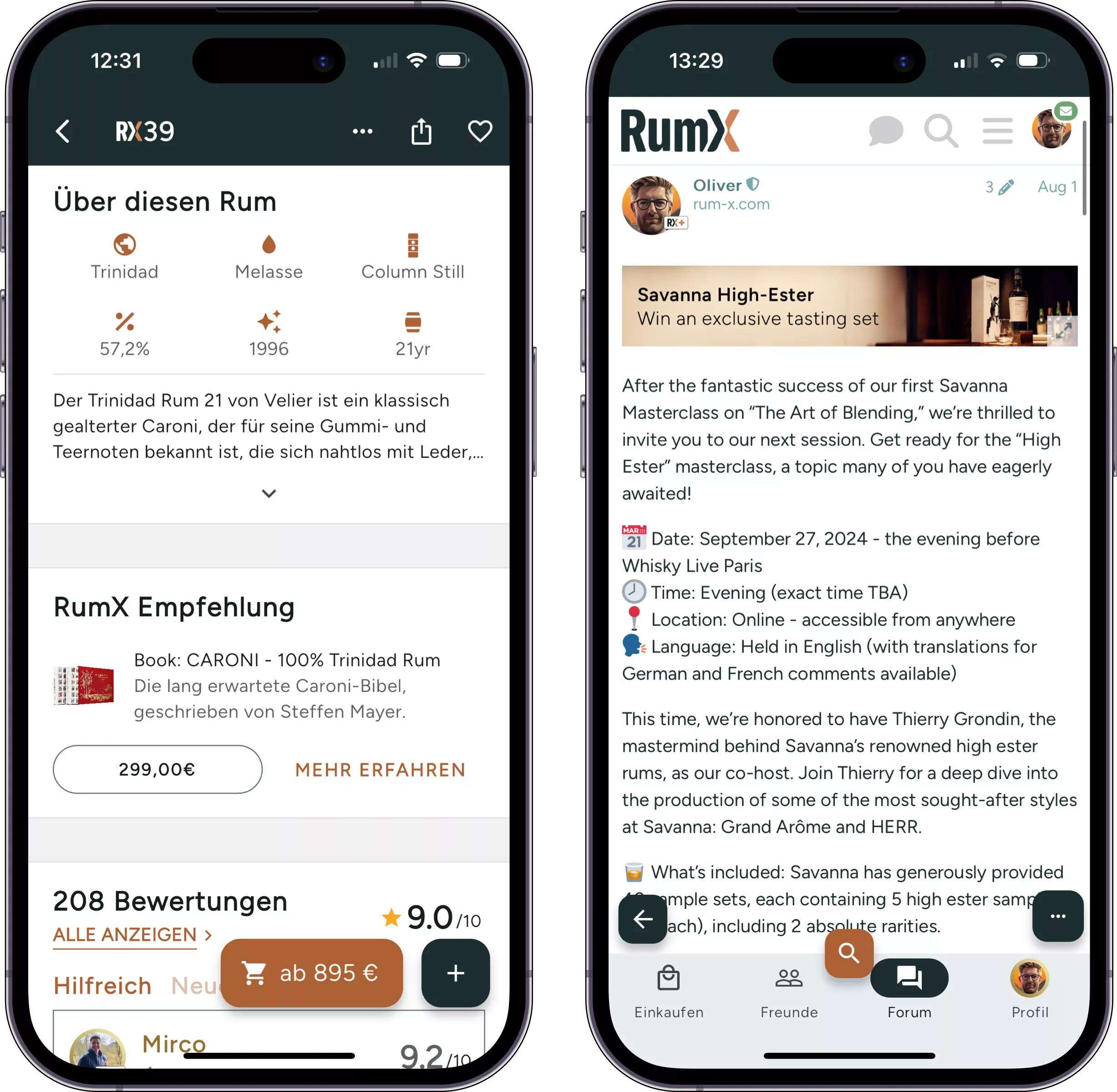 Screenshot der Vorbestellung des Caroni-Buches von Steffen Mayer und der Piracy-Kollektion von Distilia